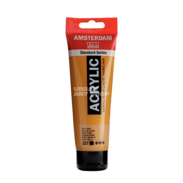 Amsterdam Acrylverf 227 Gele Oker Standard Series in 120ml tube