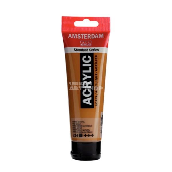 Amsterdam Acrylverf 234 Sienna Naturel Standard Series in 120ml tube