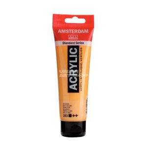 Amsterdam Acrylverf 253 Goudgeel Standard Series in 120ml tube