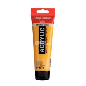 Amsterdam Acrylverf 270 Azogeel Donker Standard Series in 120ml tube