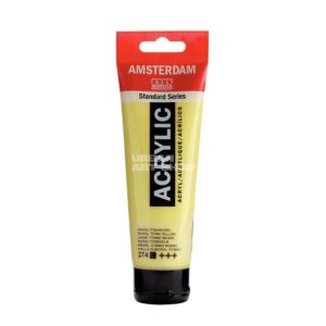 Amsterdam Acrylverf 274 Nikkeltitaangeel Standard Series in 120ml tube