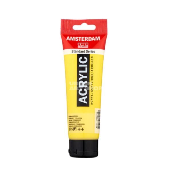 Amsterdam Acrylverf 275 Primairgeel Standard Series in 120ml tube