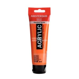 Amsterdam Acrylverf 276 Azo-Oranje Standard Series in 120ml tube