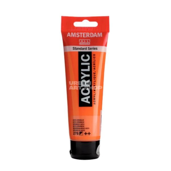 Amsterdam Acrylverf 276 Azo-Oranje Standard Series in 120ml tube