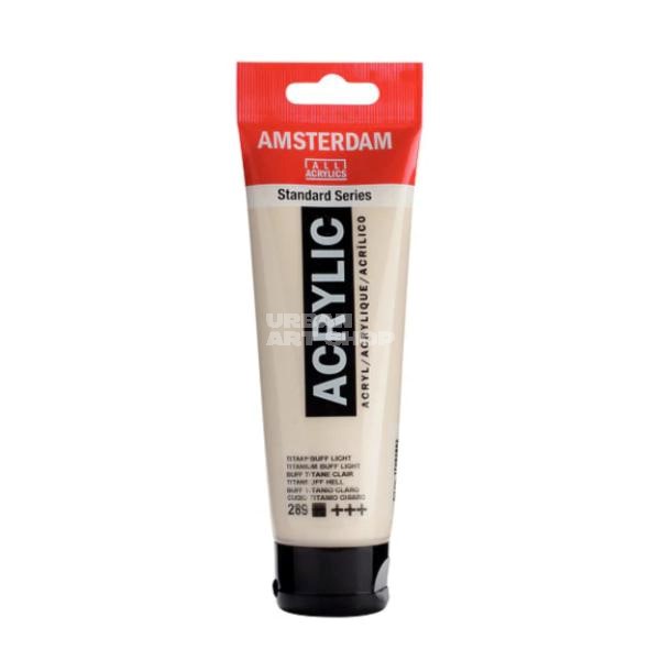 Amsterdam Acrylverf 289 Titaanbuff Licht Standard Series in 120ml tube