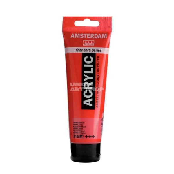 Amsterdam Acrylverf 315 Pyrrolerood Standard Series in 120ml tube
