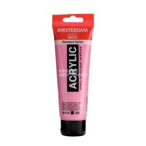 Amsterdam Acrylverf 385 Quinacridoneroze Licht Standard Series in 120ml tube