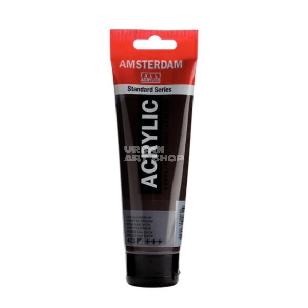 Amsterdam Acrylverf 403 Van Dijckbruin Standard Series in 120ml tube