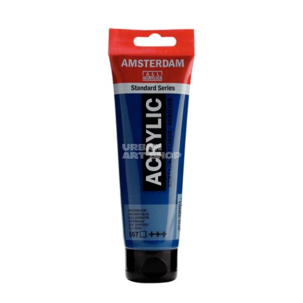 Amsterdam Acrylverf 557 Groenblauw Standard Series in 120ml tube