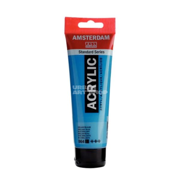 Amsterdam Acrylverf 564 Briljantblauw Standard Series in 120ml tube