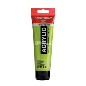 Amsterdam Acrylverf 617 Geelgroen Standard Series in 120ml tube