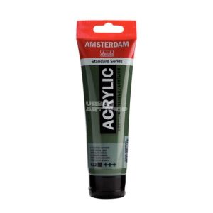 Amsterdam Acrylverf 622 Olijfgroen Donker Standard Series in 120ml tube