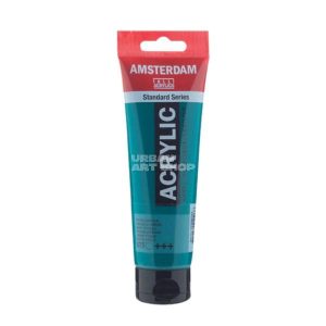 Amsterdam Acrylverf 675 Phtalogroen Standard Series in 120ml tube