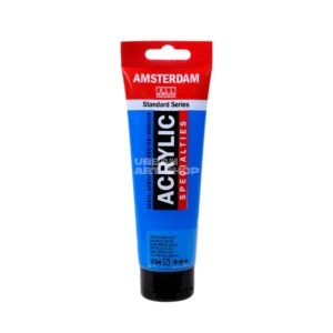 Amsterdam Acrylverf 834 Metallic blauw Standard Series in 120ml tube