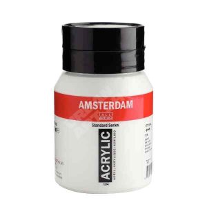 Amsterdam acryl verf 104 Zinkwit Standard Series in 500ml pot