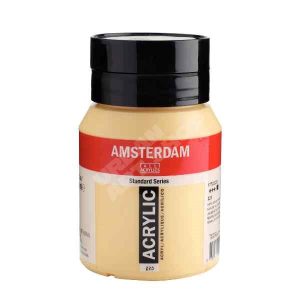 Amsterdam acryl verf 223 Napelsgeel Donker Standard Series in 500ml pot