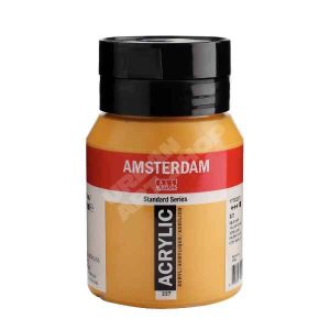 Amsterdam acryl verf 227 Gele Oker Standard Series in 500ml pot