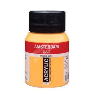 Amsterdam acryl verf 253 Goudgeel Standard Series in 500ml pot