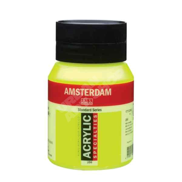 Amsterdam acryl verf 256 Reflexgeel Standard Series in 500ml pot