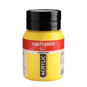 Amsterdam acryl verf 268 Azogeel Licht Standard Series in 500ml pot