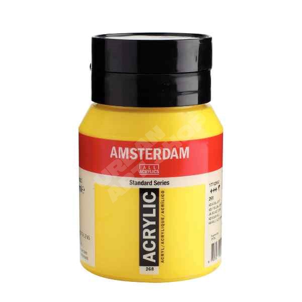 Amsterdam acryl verf 268 Azogeel Licht Standard Series in 500ml pot