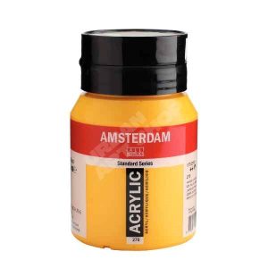 Amsterdam acryl verf 270 Azogeel Donker Standard Series in 500ml pot