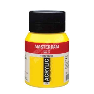 Amsterdam acryl verf 272 Transparantgeel Middel Standard Series in 500ml pot