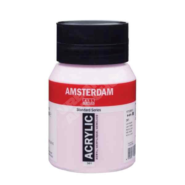 Amsterdam acryl verf 361 Lichtroze Standard Series in 500ml pot