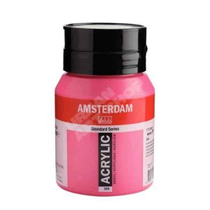 Amsterdam acryl verf 366 Quinacridoneroze Standard Series in 500ml pot