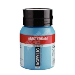 Amsterdam acryl verf 517 Koningsblauw Standard Series in 500ml pot