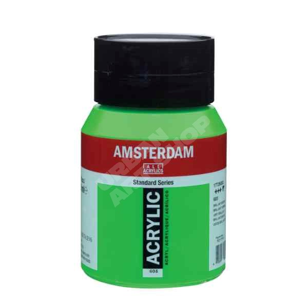 Amsterdam acryl verf 605 Briljantgroen Standard Series in 500ml pot