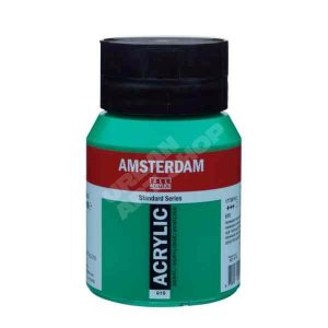Amsterdam acryl verf 619 Permanentgroen Donker Standard Series in 500ml pot