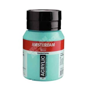 Amsterdam acryl verf 661 Turkooisgroen Standard Series in 500ml pot