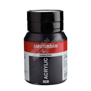 Amsterdam acryl verf 702 Lampenzwart Standard Series in 500ml pot