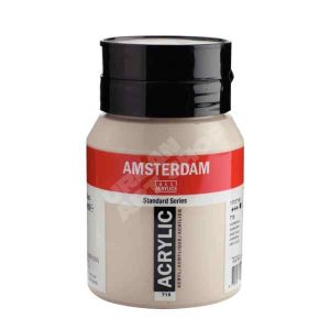 Amsterdam acryl verf 718 Warmgrijs Standard Series in 500ml pot
