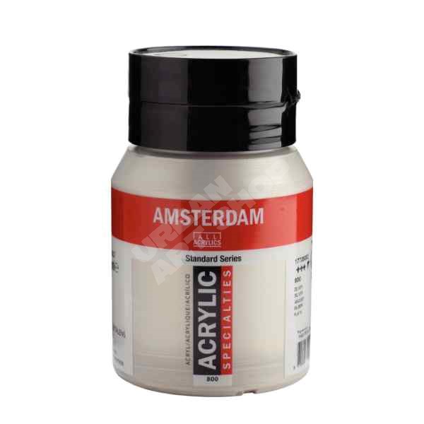 Amsterdam acryl verf 800 Zilver Standard Series in 500ml pot