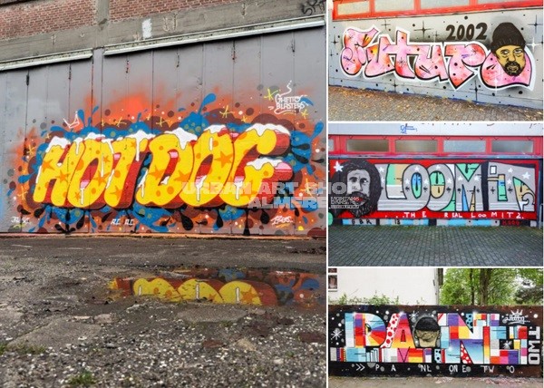 Interview met Hotdog over de Montana Black Artist Edition #30 collage murals Urban Art Shop