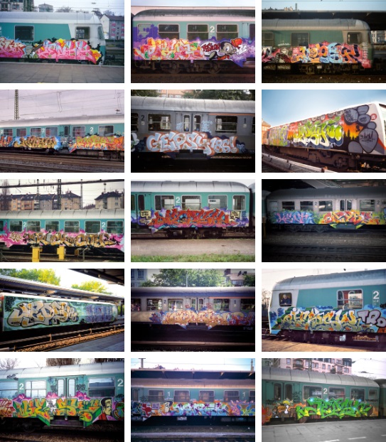 Interview met de Duitse Graffiti Artiest JEPSY trein collage bij Urban Art Shop Almere