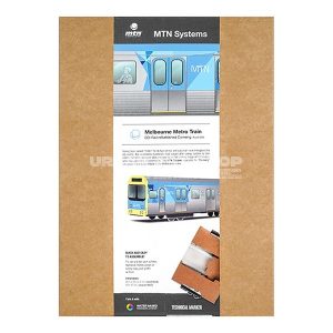 MTN Systems Melbourne vouwbaar model treinstel metro voor graffiti verpakking Urban Art Shop