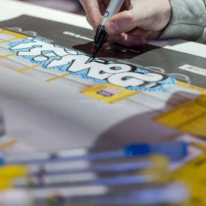 MTN Systems US Freight vouwbaar model treinstel voor graffiti toepassing