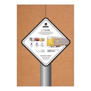 MTN Systems US Freight vouwbaar model treinstel voor graffiti verpakking