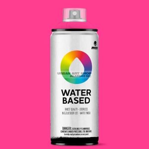 MTN Water Based Fluorescent Fuchsia waterbasis lak in 400ml spuitbus