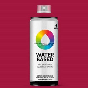 MTN Water Based Rv-3004 Bordeaux Red waterbasis lak in 400ml spuitbus