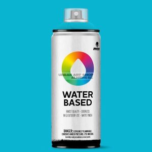 MTN Water Based Rv-342 Fiji Blue waterbasis lak in 400ml spuitbus