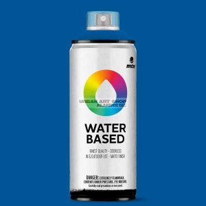 MTN Water Based Rv-5002 Ultramarine Blue waterbasis lak in 400ml spuitbus
