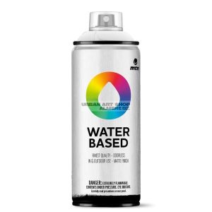 MTN Water Based Rv-9010 White waterbasis lak in 400ml spuitbus