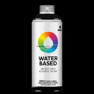 MTN Water Based Rv-9011 Black waterbasis lak in 400ml spuitbus
