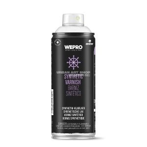 MTN blanke lak hoogglans op alkyd basis PRO Synthetic varnish in 400ml spuitbus