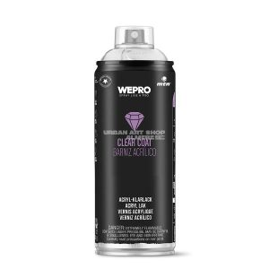 MTN blanke lak zijdeglans op acrylbasis PRO Acrylic varnish in 400ml spuitbus