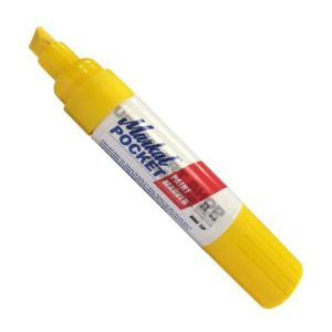 Markal Paint-Riter Pocket Marker 3-10mm geel industriële markeerstift